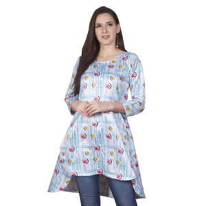 White Printed Tunic