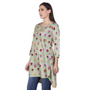 Green Printed Tunic